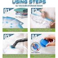thumbnail image 3 of Pieces Vacuum Storage Bags 2l100x80 +2m 80x60 + 2s 60x40cm(hand Rolled Compression Bag) Travel Vacuum Storage Bags For Clothes, Quilts, Bedding, Pillo, 3 of 5
