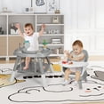 thumbnail image 6 of AILEEKISS 15-in-1 Baby High Chair, Toddler Dining Booster Seat with Activity Center, Grey, 6 of 10