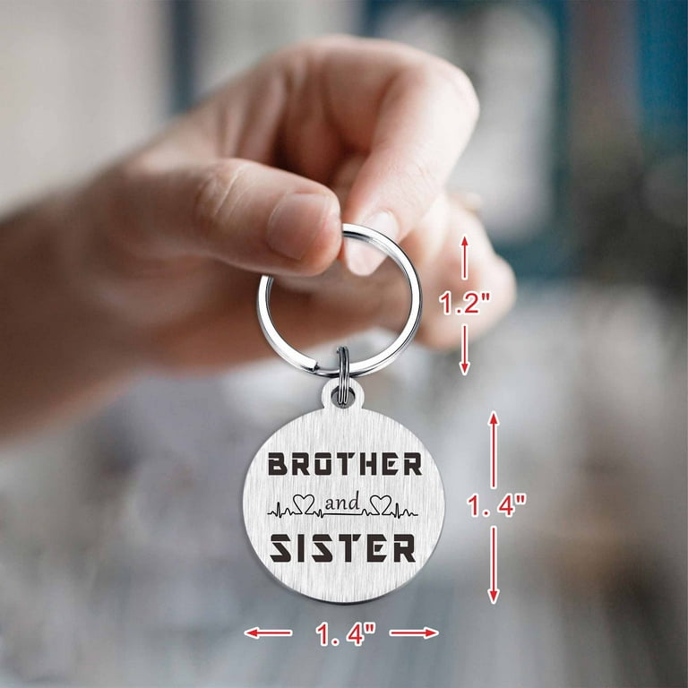 Brother 2025 sister keychain