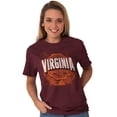 thumbnail image 4 of Virginia VA Student Campus Pride Men's Graphic T Shirt Tees Brisco Brands 3X, 4 of 6