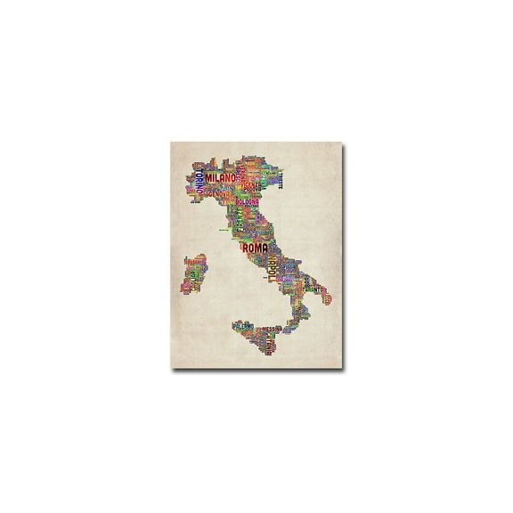 Trademark Fine Art Michael Tompsett Italy II Canvas Wall Art - 24x32