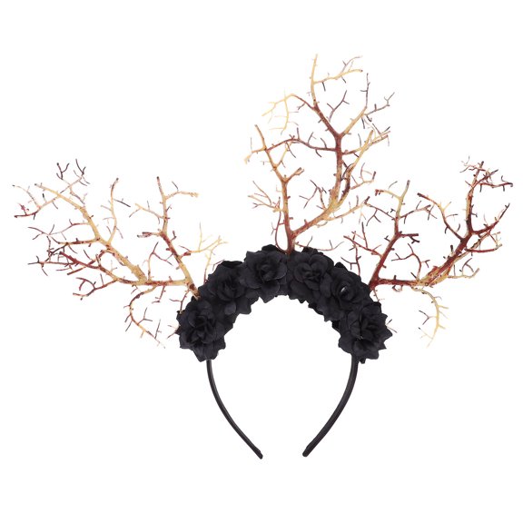 AntiGuyue Cosplay Tree Branches Headband Brown Plastic Cloth  Season