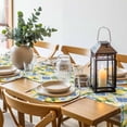 thumbnail image 6 of Botanical Lemon Round 13 Inch Placemats Set of 8, Spring Countryside Floral Blue Tile HeatResistant Non Slip Place Mats for Dining Table, Wipeable Braided Kitchen Table Mats for Housewarming, 6 of 9