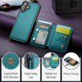 thumbnail image 2 of Funda magnética con billetera RFID para iPhone 16 de 6.1" Dteck, 2 of 9