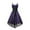 Purple, variant on Bpmpbo Steampunk Gothic Dress for Women Vintage Floral Lace Dress Spaghetti Strap Lolita Dress Lace Up Corset Dresses