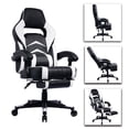 thumbnail image 4 of PRISP Gaming Chair with Footrest and Reclining Backrest, Racing Style High Back Office Chair - Chaise Gamer, 4 of 9