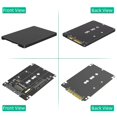 thumbnail image 2 of 2X 2 in 1 SSD Adapter Combine M.2 NGFF Key B & MSATA to 2.5inch  3 Adapter Converter External SSD Case Box, 2 of 8