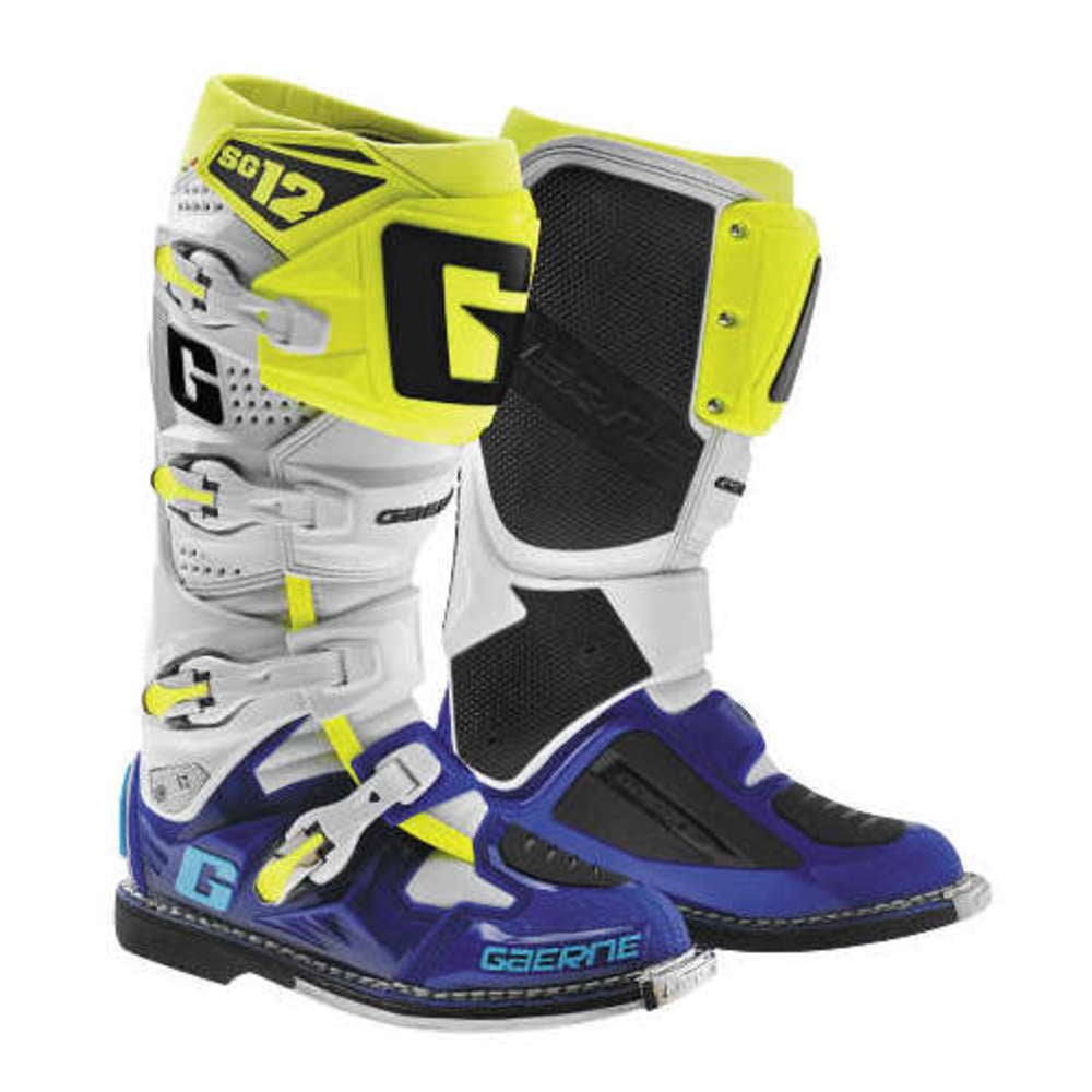 Gaerne SG-12 Boots (13, White/Blue 