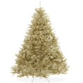 thumbnail image 1 of Árbol de Navidad Casafield Champagne Gold Tinsel de 2,3 m con soporte, 1 of 7