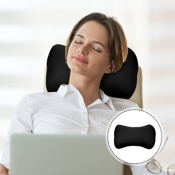 OATIPHO Durable Portable Neck Pillow Comfortable for Travel and Office Use in Black