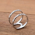thumbnail image 3 of DIP Joint Splint Ring – Adjustable 925 Sterling Silver Swan Neck Arthritis Ring for EDS & RA, 3 of 9
