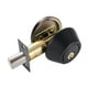 thumbnail image 3 of Cerradura de puerta con cerrojo, pomo redondo, accesorios de seguridad redondos, un solo lado Negro, 3 of 9
