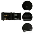 thumbnail image 3 of Portofino Double Door Wall Cabinet - Black, 3 of 7