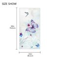 thumbnail image 3 of Pfrewn Toallas De Mano De Mariposas 3D, 16.0 X 30.0 In, Primavera, Verano, Floral, Lila, Flores Abstractas, Toalla De Baño, Pequeña Toalla De Baño, Plato De Cocina, Toallas De Invitados, Decoraciones, 3 of 5