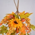 thumbnail image 4 of Promotion Clearance Artificial Flower Sunflower Front Door Pendant Thanksgiving Autumn Decoration, 4 of 6