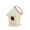 Khaki, variant on Blukids Small Hanging Wooden Bluebird House, Bird House with Predator Guard, Nesting Box Birdhouse for Outside Wild Bird Watching(Khaki)