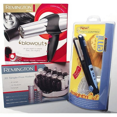 Remington Hair Care Value Bundle - Dryer, Setter, Straightener