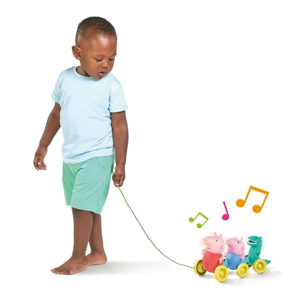 Juguete Pull Along Toomies Peppa Pig con música y ruedas a partir de 18 millones
