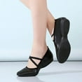 thumbnail image 5 of Wowcloth Women's Latin Dance Shoes - Non-Slip Cross Strap Practice Shoes with Arch Support for Adult Ballroom Training & Body Shaping, 5 of 9