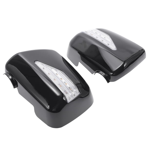 Cubierta de espejo retrovisor izquierdo y derecho de Unique Bargains para Lexus RX300 con luz LED par de negro brillante