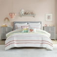 thumbnail image 2 of Urban Habitat Ensemble de Housse de Couette Réversible en Coton Imprimé pour Enfants en Rose, 2 of 18