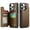 Brown, variant on for iPhone 12 Pro Max Case with Card Holder, Wallet Case for Women Men with RFID Blocking, Durable Leather Kickstand Magnetic Clasp Shockproof Phone Case for iPhone 12 Pro Max