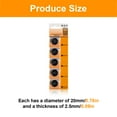 thumbnail image 3 of Set Of 10pc/5pc CR2025 Coin Batteries CR2025 3V Lithium Button Cell For Watches, Calculators Portable Electronics, 3 of 8
