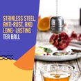 thumbnail image 3 of Classic Stainless Steel Tea Ball Strainer for Loose Leaf Tea Bundle of 2-Citea, 3 of 8