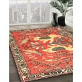 thumbnail image 2 of Ahgly Company Indoor Square Traditional Red Persian Area Rugs, 4' Square, 2 of 6