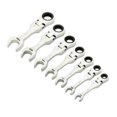 thumbnail image 2 of Gearwrench 86878 7 Piece 90t Sae Stubby Flex Ratcheting Wrench Set, 2 of 6