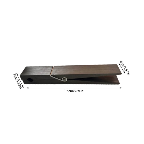 Tendedero grande de madera con pinza para toallas de baño, pinza para toallas de baño montada en la pared