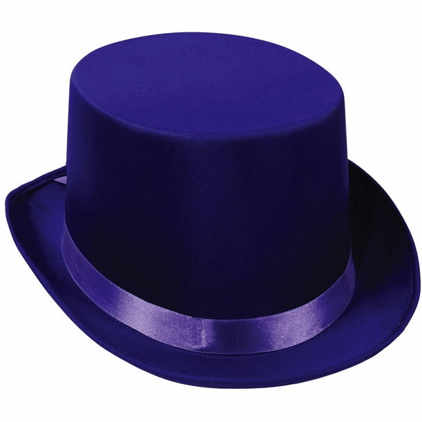 Crinoline Silk Top Hat Purple