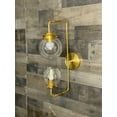 thumbnail image 2 of Renao Modern Double Bulb 6 & 5in Globe Vanity Mid Century Industrial Sconce, 2 of 3