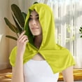 thumbnail image 3 of Bxaolu Cooling Hoodie Towel, Absorbent Quick-Drying Cooling Towels for Neck and Face, Sun Protection Cooling Neck Wraps Sport Head Cooling Towel in Hot Weather, Army Green, 3 of 6