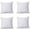 4PCS 18 x 18 in, variant on 18x18 Pillow Inserts Set of 2, Soft & Comfortable Pillow Stuffing, Bedding Throw Pillows Cushion, Throw Pillow Inserts for Bed, Couch and Cushion