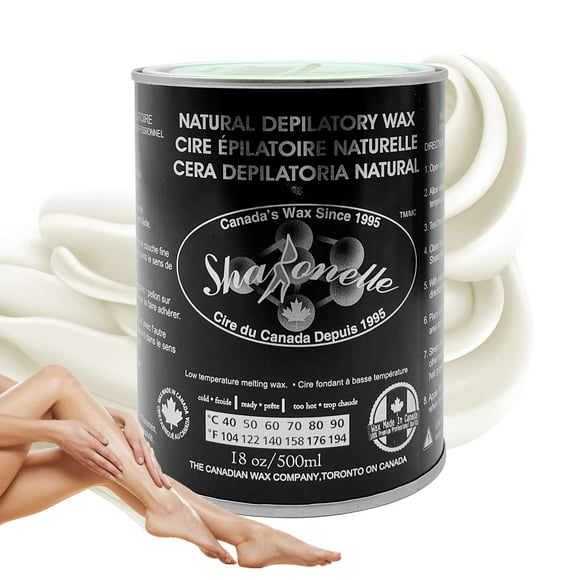 Sharonelle Soft Wax All Purpose Natural Depilatory Canned Wax (1 pcs, Cream)