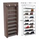thumbnail image 2 of A prueba de polvo 10 niveles 27 pares de zapatos Gabinete Organizador de almacenamiento Zapatero Stand-158488.02 Likrtyny Para estrenar, 2 of 9