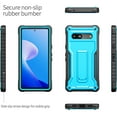 thumbnail image 4 of ExoGuard For  Google Pixel 7A Case, Rubber Shockproof Full-Body Phone Case with Kickstand (Blue), 4 of 8