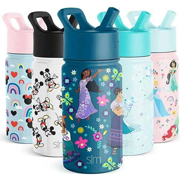 Simple Modern Disney Encanto Water Bottle with Straw Lid | Reusable Insulated Stainless