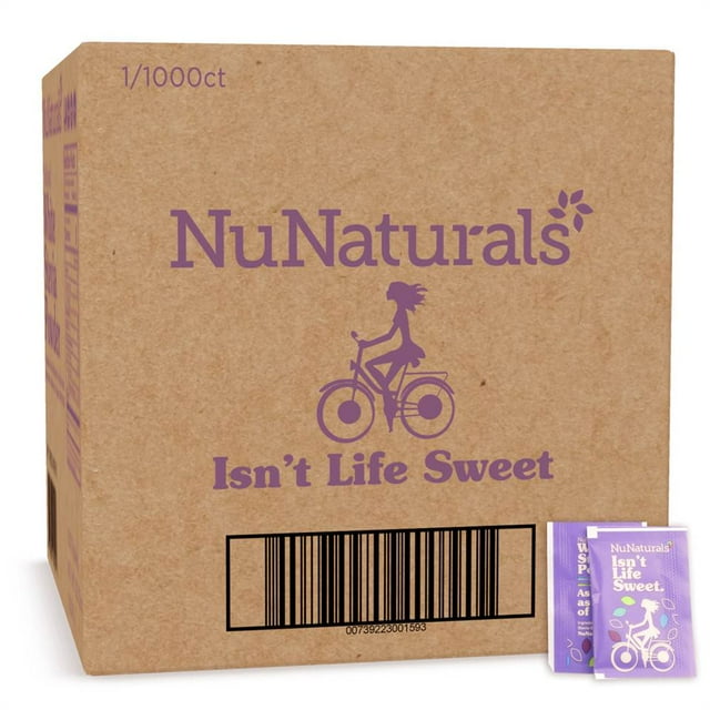 NuNaturals - NuStevia White Stevia Powder - 1000 Packet(s)