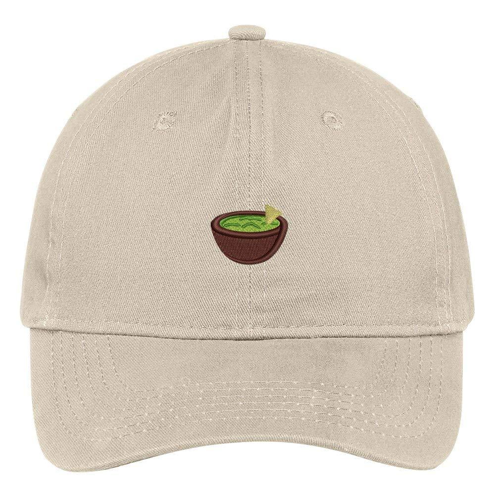Trendy Apparel Shop Guacamole and Chip Embroidered Cap Premium Cotton