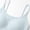Light Blue, variant on Summer Tops Women Solid Built-in Bra Crop Tank Tops Adjustable Thin Spaghetti Straps Sleeveless Basic Camisole For Daily Casual Wear Gym Yoga Light Fitness Workout Inner Vest Light Blue XL