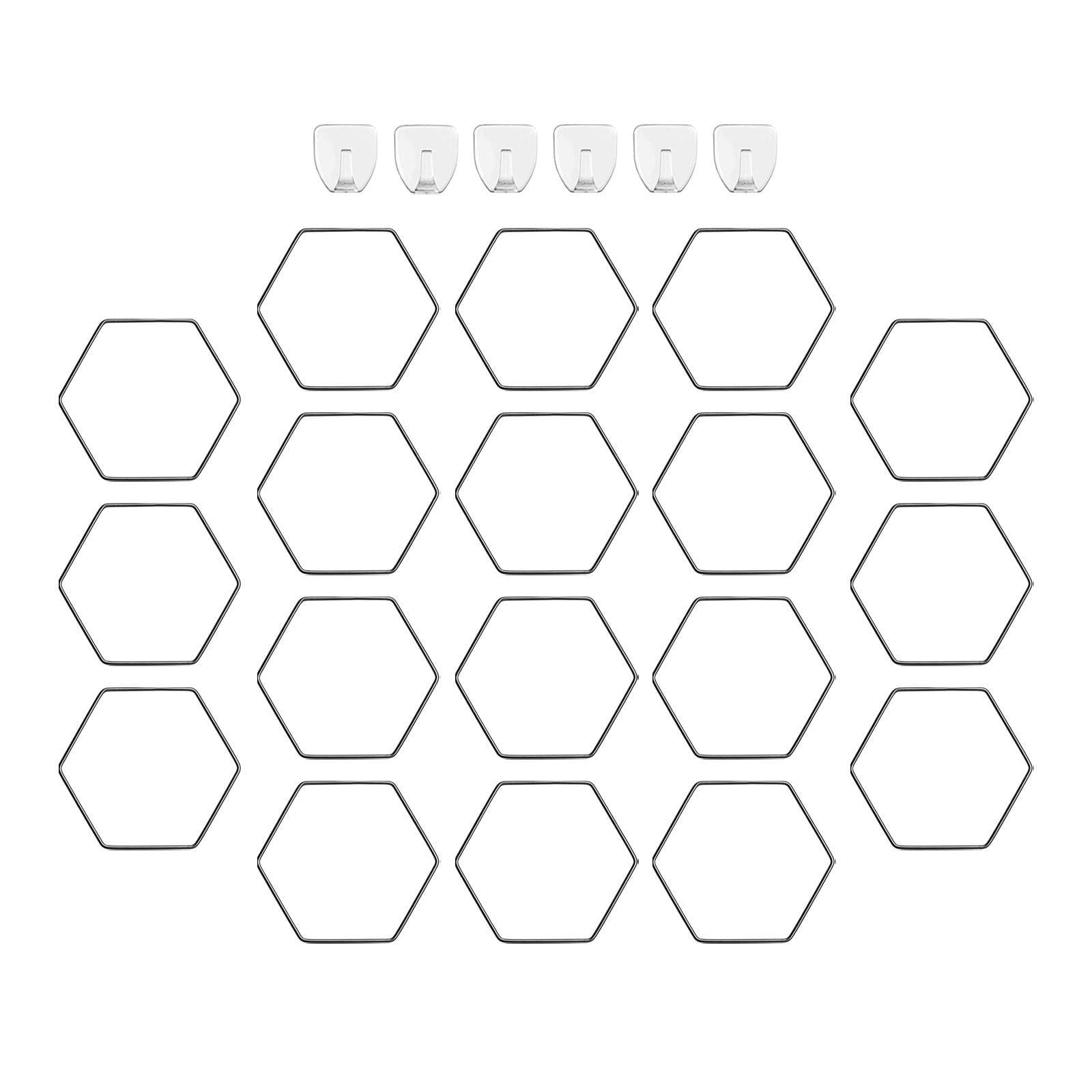 kesoto Indoor Plant Trellis Hexagon Chain Trellis Metal Houseplants Plant Growing Support Garden Trellis for Potted Vegetables Fence