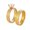 Gold, variant on His and Hers Matching Stainless Steel Diamond Argyle Pattern Couple Rings, Gold, Fashion and Simplicity, Electroplated and Mosaic