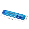 thumbnail image 2 of Unique Bargains Highlighter, Broad Point, Blue, 4 Pack, 2 of 6