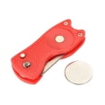 thumbnail image 4 of Uxcell Double Sided Retractable Dust Groove Cleaner with Divot Tool Golf Club Brush Red, 4 of 6