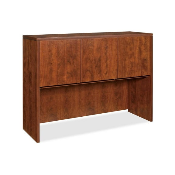 Lorell Hutch w/Doors 48"x15"x36" Cherry 69418