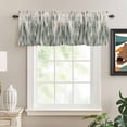 thumbnail image 2 of Sage Green Vintage Rod Pocket Curtain Valance, Stripes Painting Retro Abstract Art Farmhouse Window Valance for Living Room, Bedroom, Kitchen 42"W x 12"L, 2 of 9