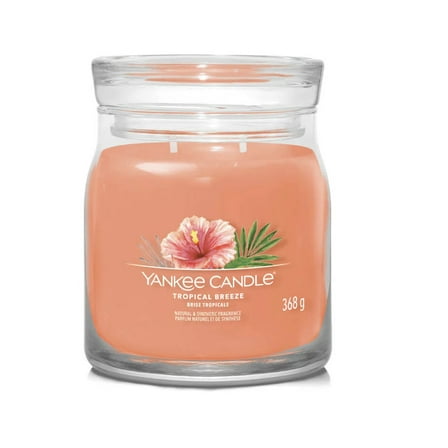 Yankee Candle Tropical Breeze Medium Signature 2-Wick Jar Candle
