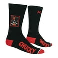 thumbnail image 3 of Odd Sox, Chucky Patch, Fun Graphic Print Crew Socks for Men & Women, Large, 3 of 7